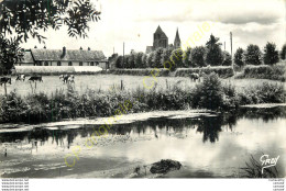 14.  SAINT PIERRE SUR DIVES .  La Rivière La Dives Et L'Eglise .  - Autres & Non Classés