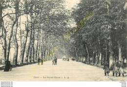 14.  CAEN .  Le Grand Cours . CPA Animée . - Caen