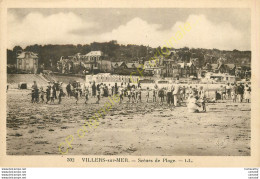 14.  VILLERS Sur MER .  Scènes De Plage . - Villers Sur Mer