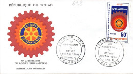 Tchad 0298 Fdc Rotary International - Rotary, Lions Club