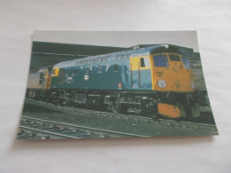 THEME TRAIN LOCOMOTIVE  CLASS 26  LOCO N° 26027 EX WORKS AT EASTFIELD DEPOT GLASGOW - Trains