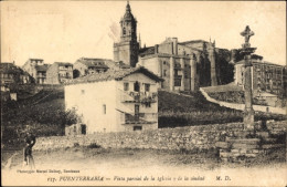 CPA Hondarribia Hondarribia Baskenland, Kirche Und Stadt - Other & Unclassified