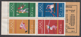 BRD: 1972, Markenheftchen: Mi. 17, Olympiamarken .  **/MNH - 1971-2000