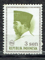 Série Courante : Président Sukarno 3 Sen - Indonesien