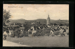 AK Bernstadt I. Sachsen, Ortsansicht Von Einem Berg Aus  - Autres & Non Classés