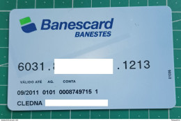 BRAZIL CREDIT CARD BANESCARD - Cartes De Crédit (expiration Min. 10 Ans)