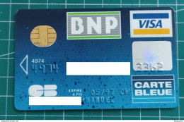 FRANCE CREDIT CARD BNP PARIBAS - Geldkarten (Ablauf Min. 10 Jahre)