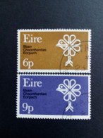 IRLAND MI-NR. 237-238 GESTEMPELT(USED) MITLÄUFER 1970 NATURSCHUTZJAHR - Europese Gedachte