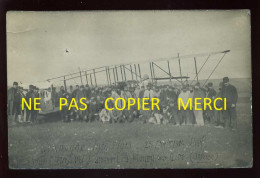 55 - FLEURY-SUR-AIRE - ATTERISSAGE DE L'AVIATEUR MAUVET LE 25 DECEMBRE 1914 - CARTE PHOTO ORIGINALE - GUERRE 14/18 - Autres & Non Classés
