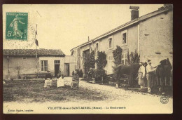 55 - VILLOTTE-DEVANT-ST-MIHIEL - LA GENDARMERIE - LES GENDARMES SOIGNENT LEURS CHEVAUX - Andere & Zonder Classificatie