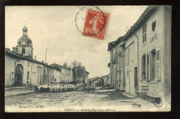 55 - SORCY - GRANDE-RUE SAINT-MARTIN - TROUPEAU DE MOUTONS - AGRICULTURE - EDITION VVE LARCHER - Otros & Sin Clasificación