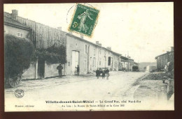 55 - VILOTTE-DEVANT-ST-MIHIEL - LA GRAND' RUE, COTE NORD-EST - AU LOIN LA ROUTE DE ST-MIHIEL ET LA COTE 382 - MUNIER EDT - Other & Unclassified