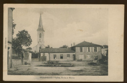 55 - MOGEVILLE - EGLISE, ECOLE ET MAIRIE - CLICHE GRAUVEN - Other & Unclassified