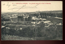 55 - VERDUN - VUE GENERALE DE LA COTE DE BELLEVILLEVILLE - CACHET HOPITAL AUX N°3 MARSEILLE - EDIT HUSSON - VIGNES ? - Verdun