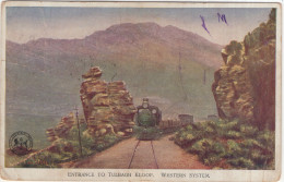 Entrance To Tulbagh Kloof. Western System - (South Africa, 1907) - Steamlocomotive, Freighttrain - Trenes