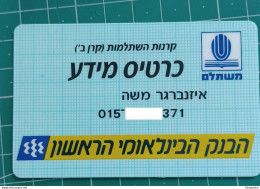 ISRAEL CREDIT CARD - Tarjetas De Crédito (caducidad Min 10 Años)