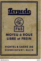 Petit Fascicule TORPEDO Technique " Moyeu à Roue Libre & Frein" Pour Bicyclettes, Vélo - Publicidad