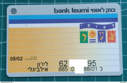 ISRAEL CREDIT CARD BANK LEUMI - Geldkarten (Ablauf Min. 10 Jahre)