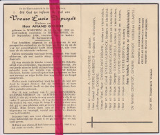 Devotie Doodsprentje Overlijden - Lucie Depuydt Wed Amand Gykiere - Woesten 1869 - Elverdinge 1954 - Obituary Notices