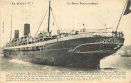 LE HAVRE TRANSATLANTIQUE - LA LORRAINE - Steamers