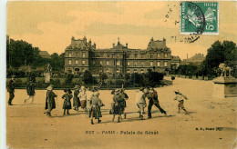 75 - PARIS -  PALAIS DU SENAT - ANIMATION - Parken, Tuinen