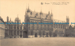 R124844 Bruges. La Justice De Paix. L Hotel De Ville Et La Basilique Du St. Sang - Monde