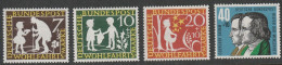 BRD: 1959, Mi. Nr. 322-25, Wohlfahrt: Märchen Der Gebrüder Grimm (I).    **/MNH - Ungebraucht