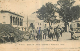 13   MARSEILLE  EXPOSITION COLONIALE  INTERIEUR DU PALAIS DE LA TUNISIE - Expositions Coloniales 1906 - 1922