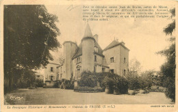 THEME CHATEAU  CHATEAU DE PRISSE  LA BOURGOGNE HISTORIQUE ET MONUMENTALE  SAONE ET LOIRE - Castles