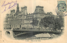 75  PARIS  HOTEL DE VILLE - Autres Monuments, édifices