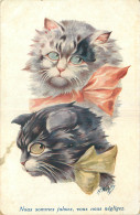 FANTAISIE  CHATS  BELLE ILLUSTRATION - Gatos