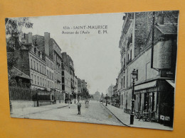 SAINT MAURICE -- Avenue De L'Asile - Café - ANIMATION - Saint Maurice