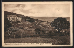 AK Lohr Am Main, Sanatorium Luitpoldheim, Blick Gegen Steinbach  - Lohr