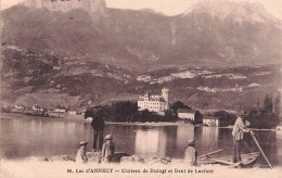 LE LAC D'ANNECY CHATEAU DE DUINGT ET DENT DE LANFONT 1926 - Annecy