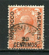 MAROC (GB) - SOUVERAIN  - N° Yvert 41 Obli. - Morocco Agencies / Tangier (...-1958)