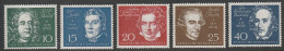 BRD: 1959, Mi. Nr. 315-19, Einweihung Der Beethovenhalle Bonn.    **/MNH - Neufs