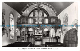 R125152 Crantock Church Rood Screen And Altar. Charles Woolf. RP - World