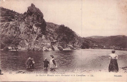 SAINT ETIENNE LE PERTUISET LE ROCHER MAUDIT ENTRE PERTUISET ET LE CORNILLON 1917 - Saint Etienne