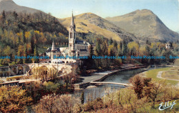 R125153 Lourdes. The Basilica And The Gave. A. Doucet - World