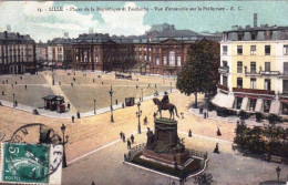 59 - LILLE -  Places De La Republique Et Faidherbe - Lille
