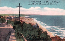 14 - Calvados -  TROUVILLE -  La Mer Et La Plage Vues Du Calvaire - Trouville