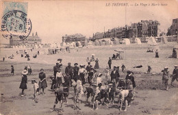 LE TREPORT LA PLAGE A MAREE BASSE 1906 - Le Treport