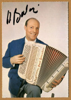 AUGUSTO BALDI :  AUTOGRAPHE - ACCORDEON - Sänger Und Musiker