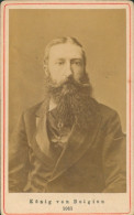 CdV Lepold II, Roi Von Belgien, Portrait Um 1870 - Photographs