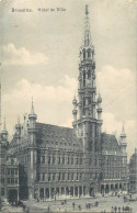 Postcard Belgium Bruxelles Hotel De Ville - Other & Unclassified