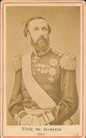 CdV Karl XV, Roi Von Schweden, Portrait In Uniform - Photographs