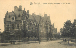 Postcard Belgium Courtrai Caserne De L'ecole - Other & Unclassified