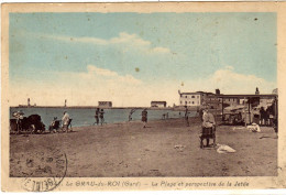 Le Grau Du Roi La Plage Et Perspective De La Jetée - Le Grau-du-Roi