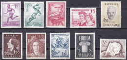 AT220 - AUSTRIA – 1959-60 – MNH ISSUES – Y&T # 910-924 - CV 12,70 € - Unused Stamps