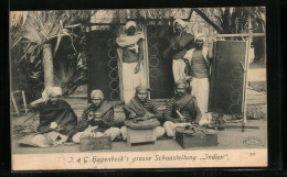 AK J. & G. Hagenbeck`s Grosse Schaustellung Indien  - Unclassified